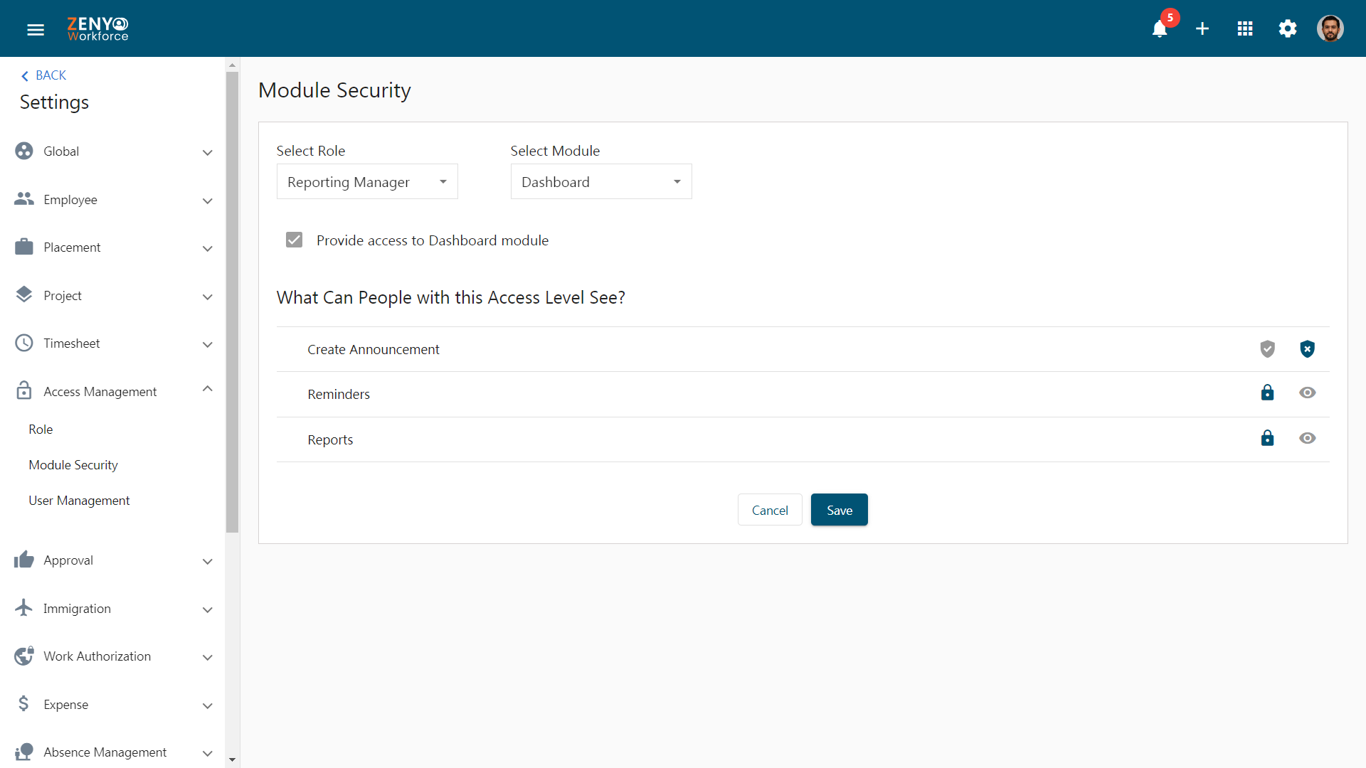 Module Security