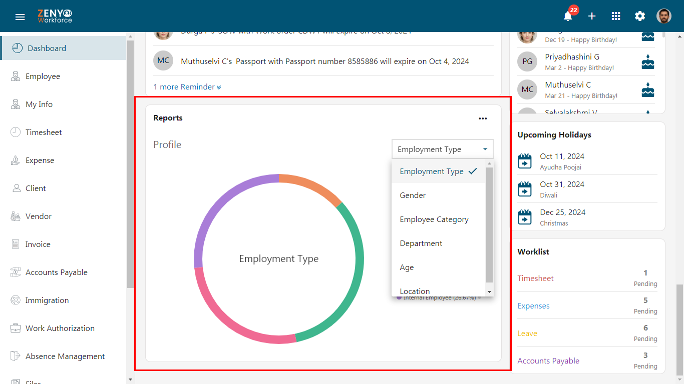 Profile Reports