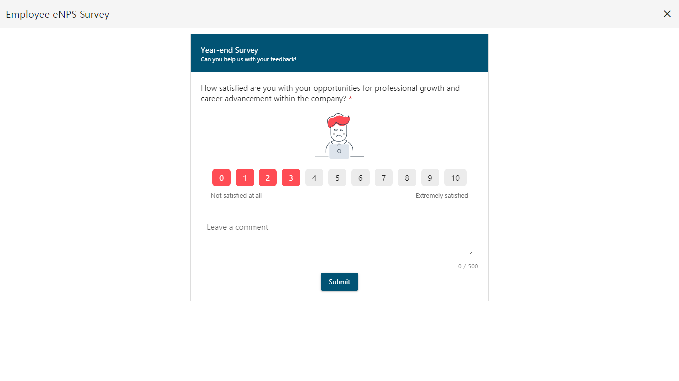 eNPS survey form